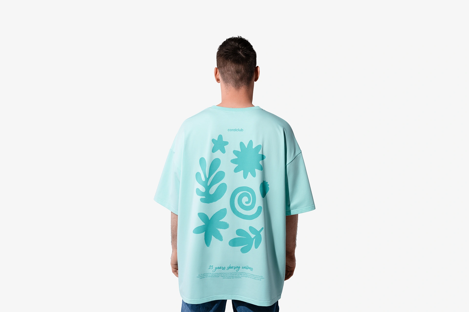 Oversized T-shirt, menta