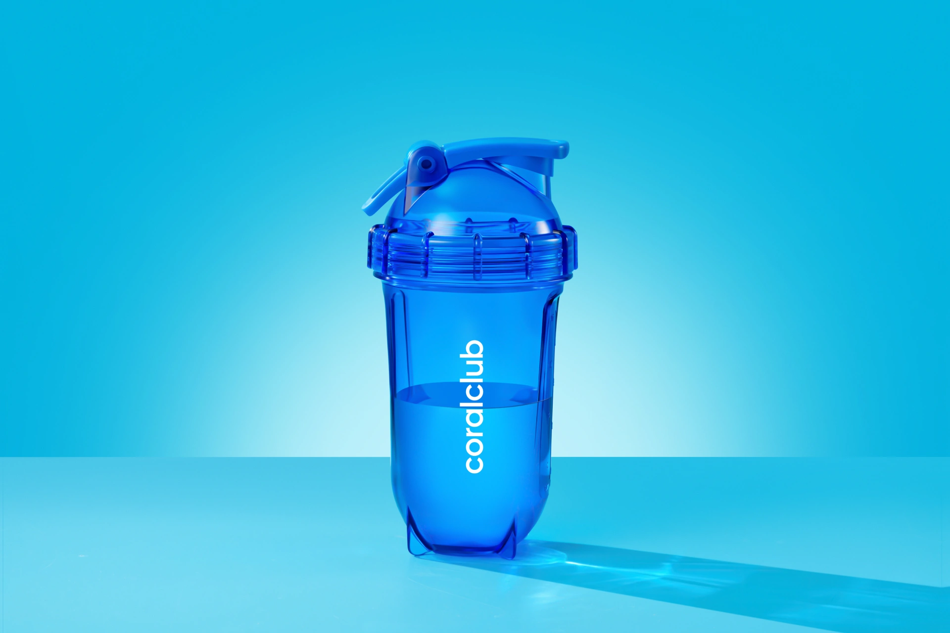 Coralclub shaker, kék