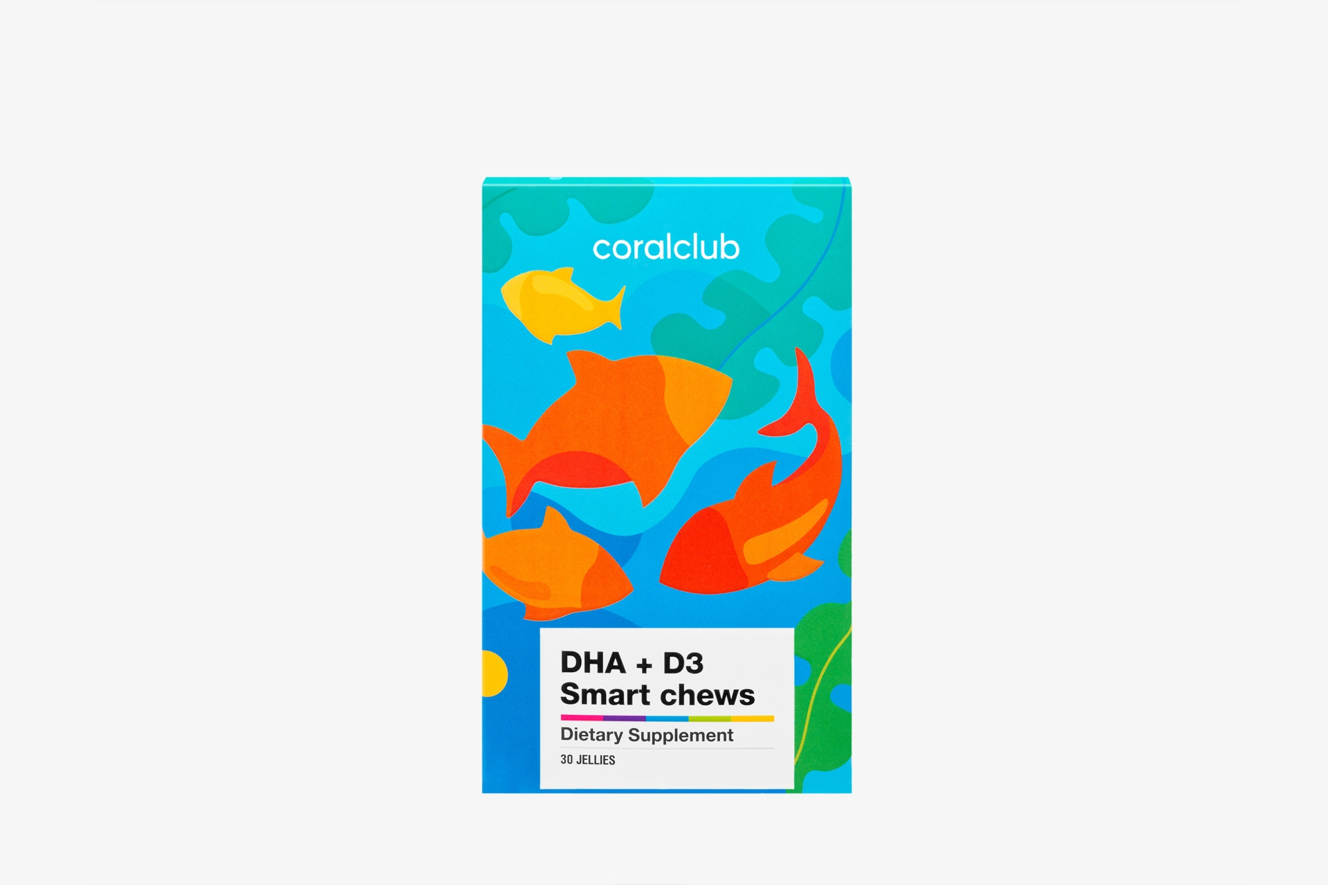 Smart chews DHA+D3 vitamint tartalmazó étrend-kiegészítő zselétabletta édesítőszerekkel