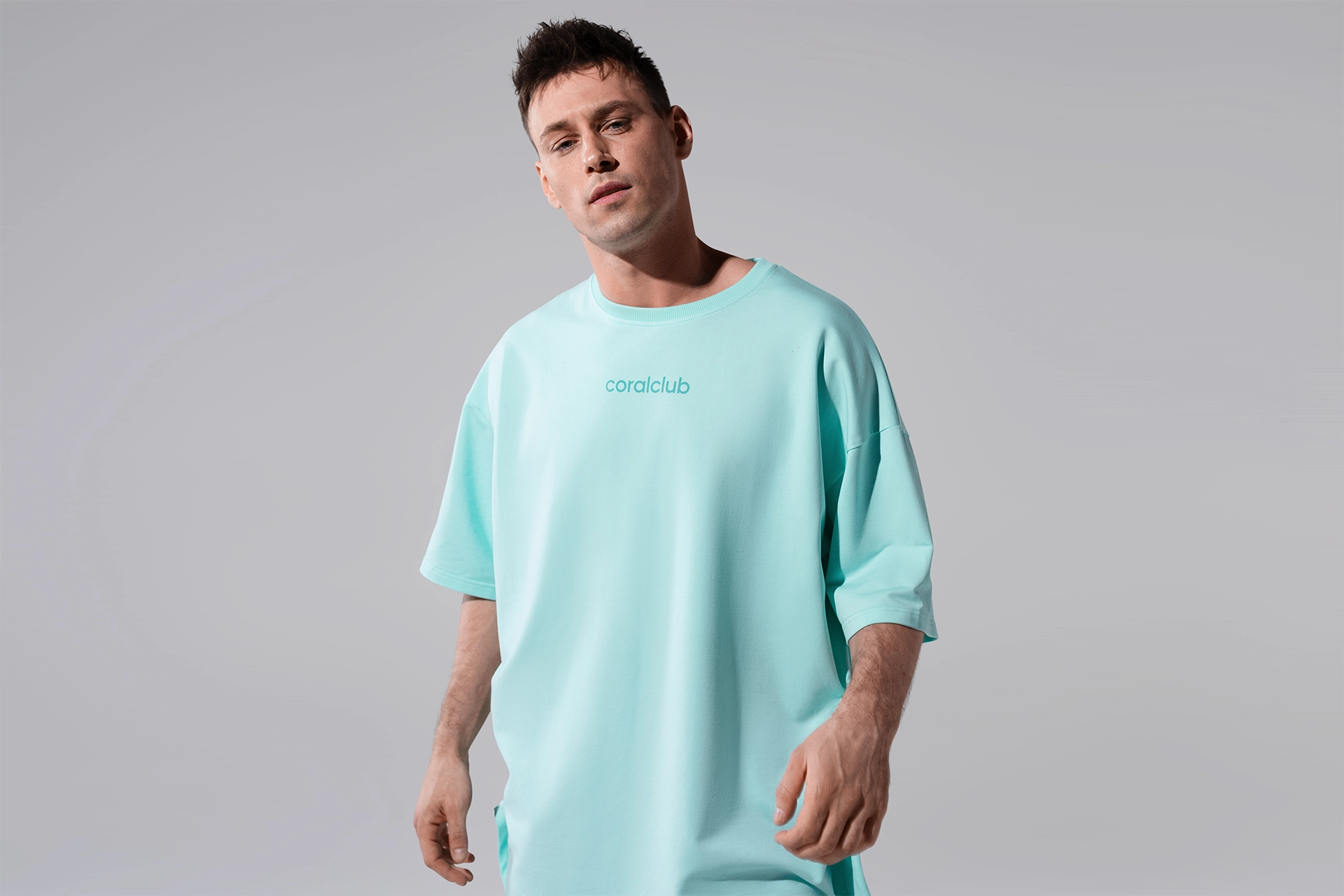 Oversized T-shirt, menta