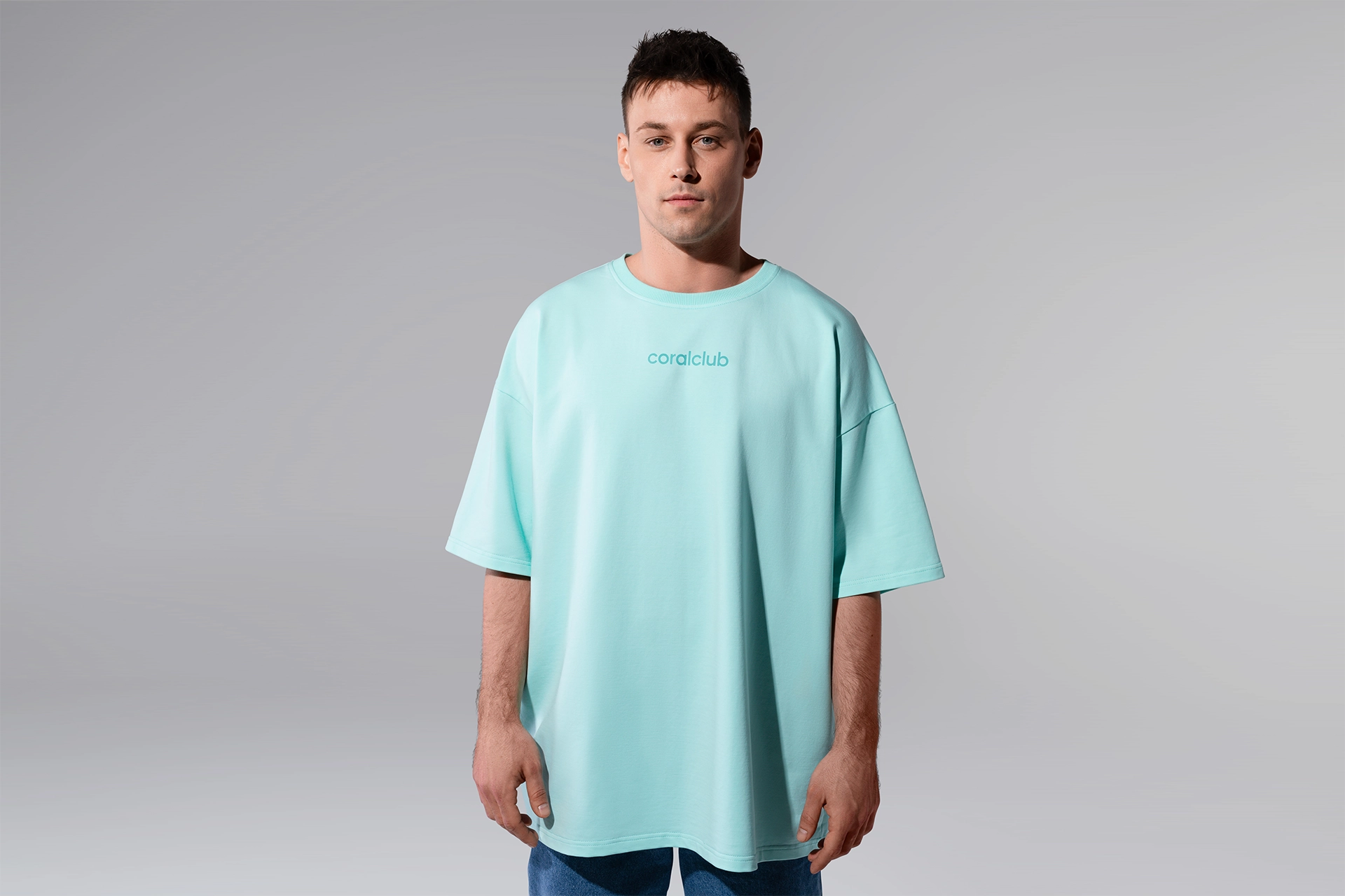 Oversized T-shirt, menta