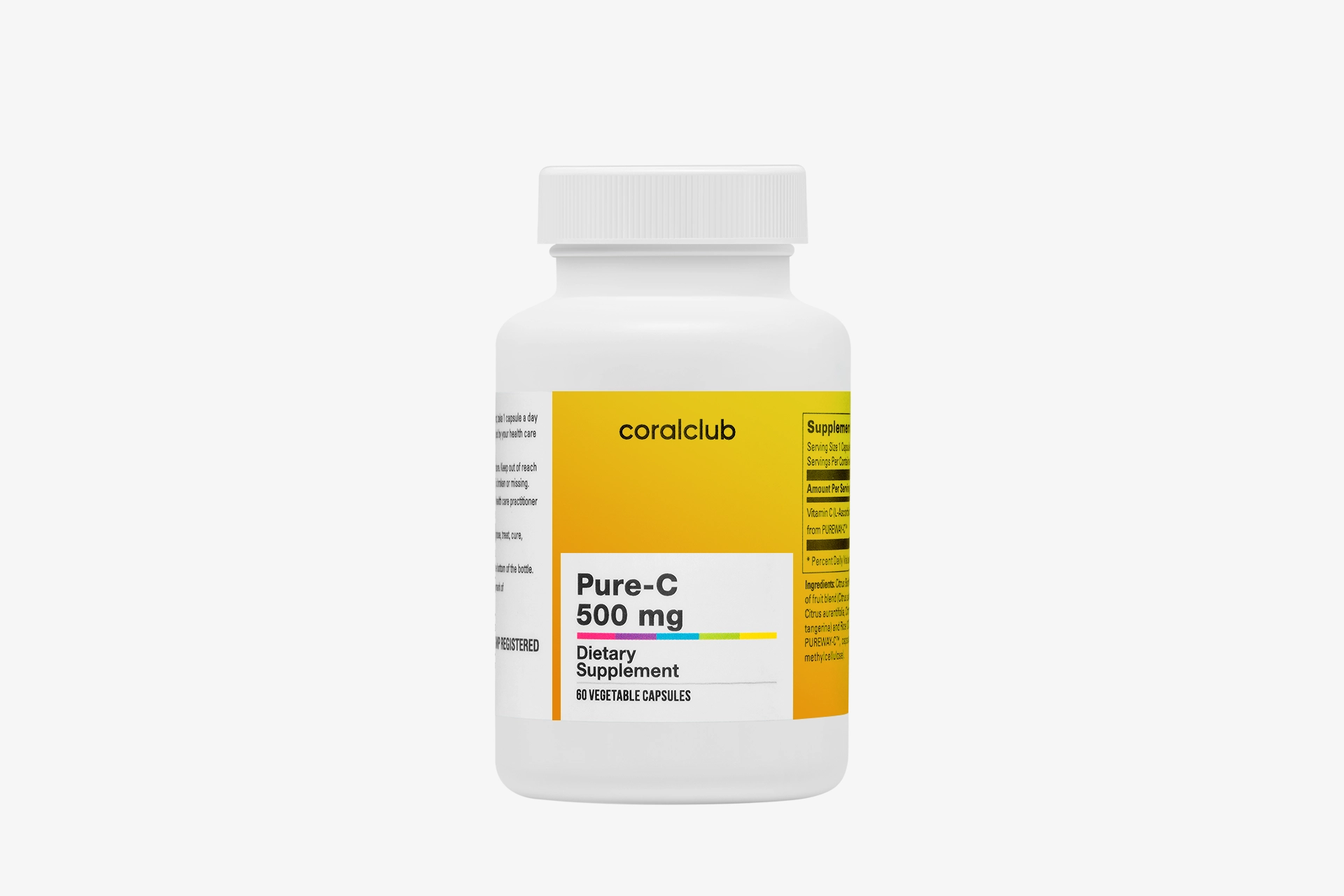 Pure-C 500 mg étrend-kiegészítő kapszula C-vitaminnal