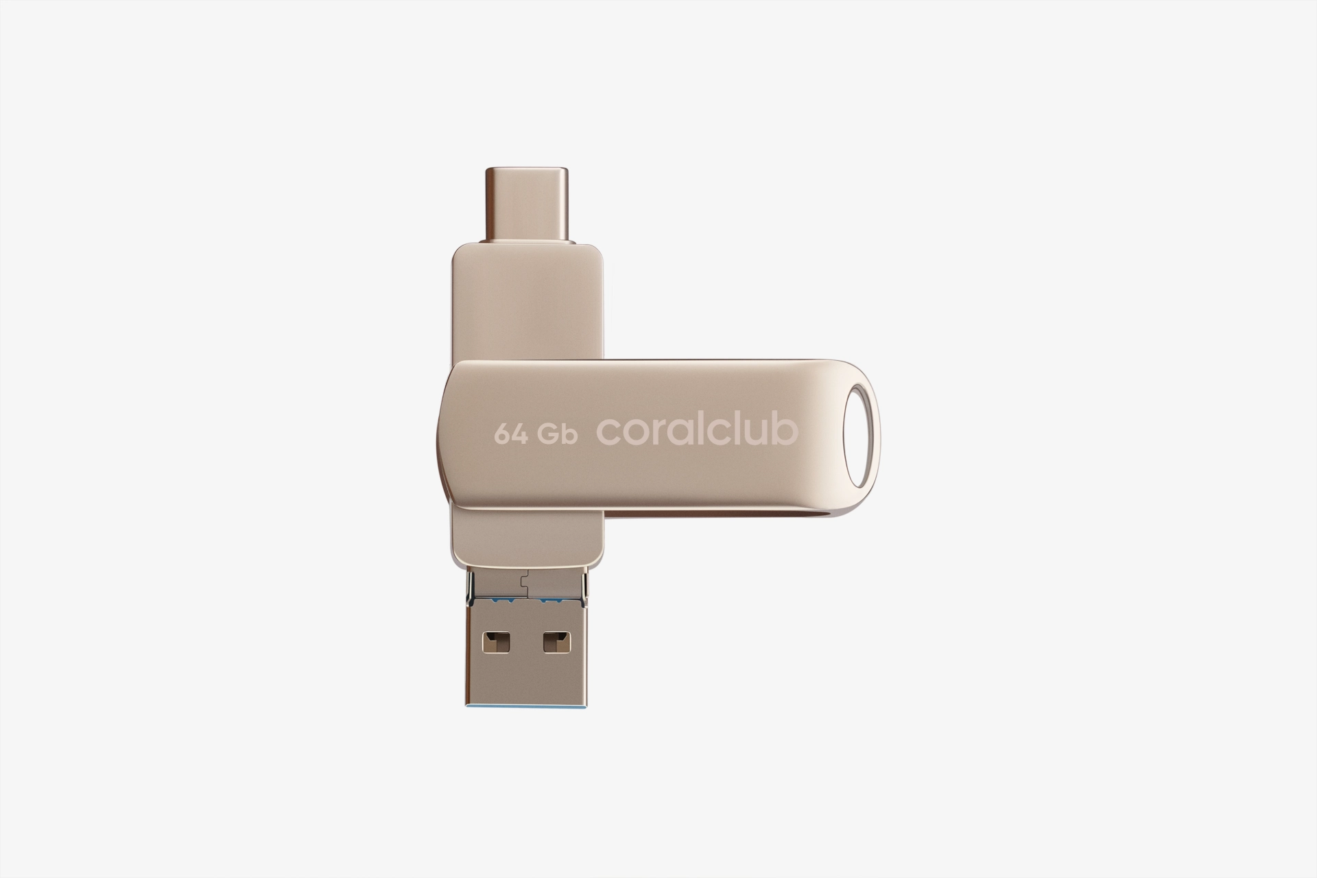 Pendrive - CORALCLUB USB+Type-c (64 GB)